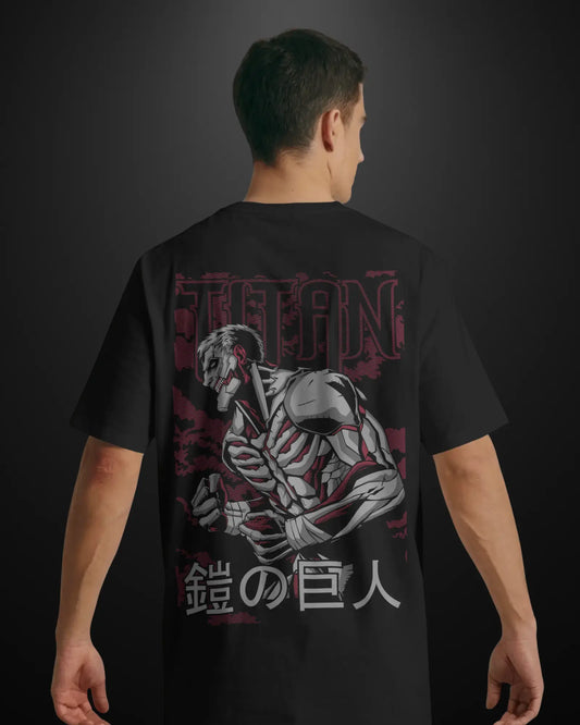Attack on Titan Armored Titan Oversized T-Shirt - APXKrew