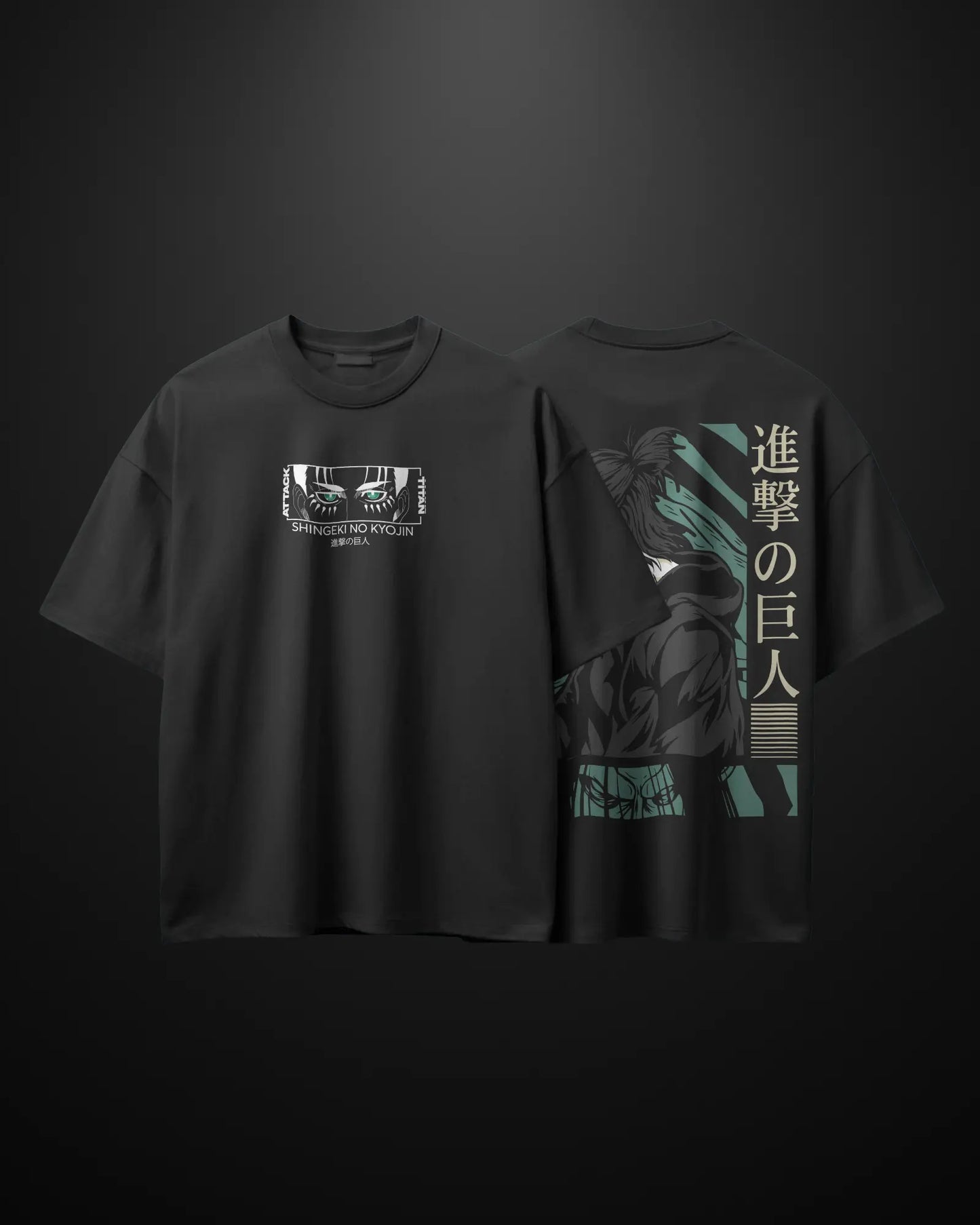 Attack on Titan Eren Yeager Oversized T-Shirt APXKrew
