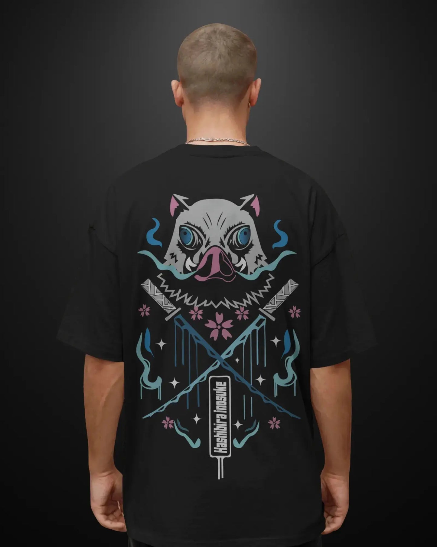 Demon Slayer Inosuke Oversized T-Shirt Drop 1 APXKrew