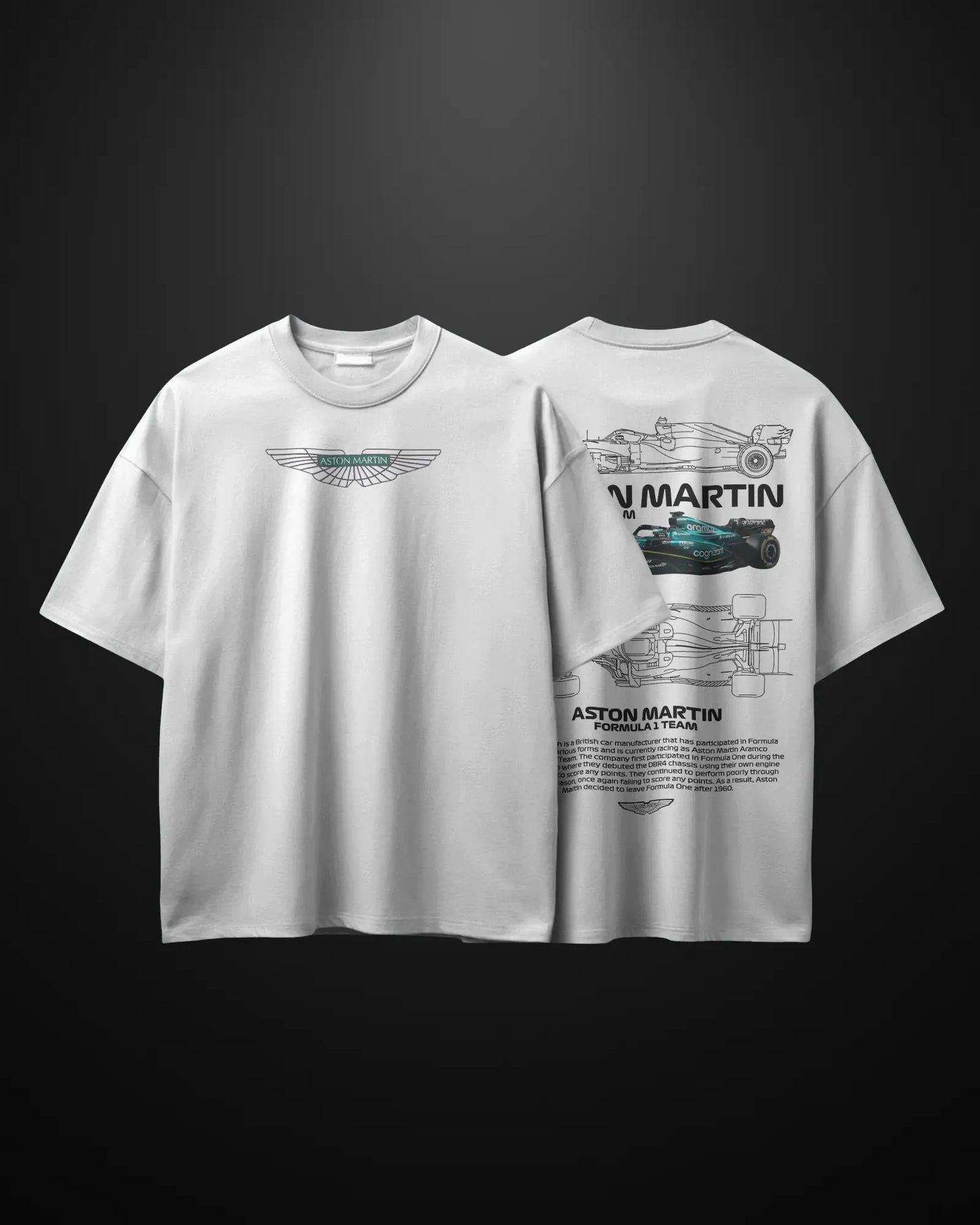 Formula 1 Aston Martin Oversized T-Shirt - APXKrew
