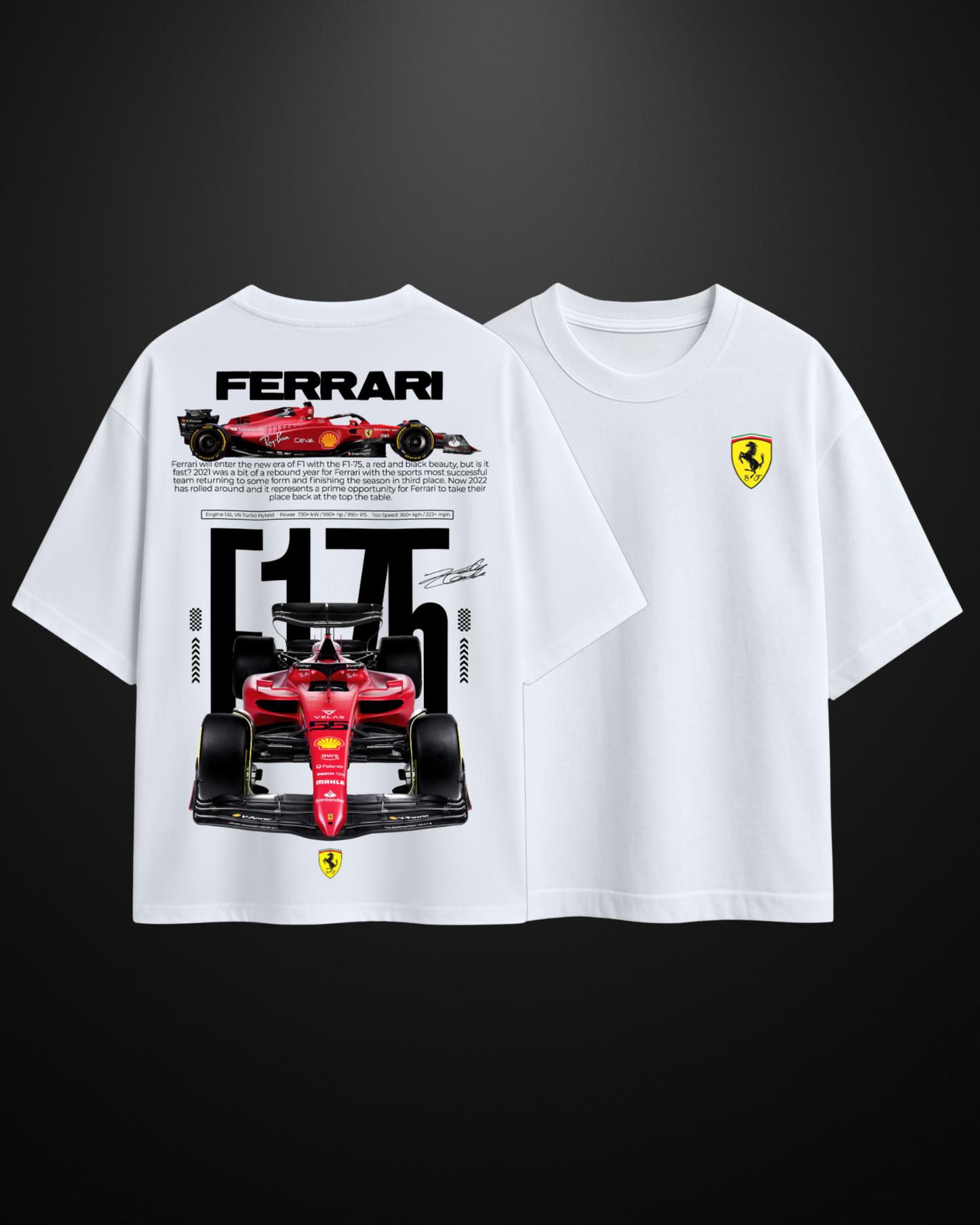 Formula 1 Ferrari Oversized T-Shirt APXKrew