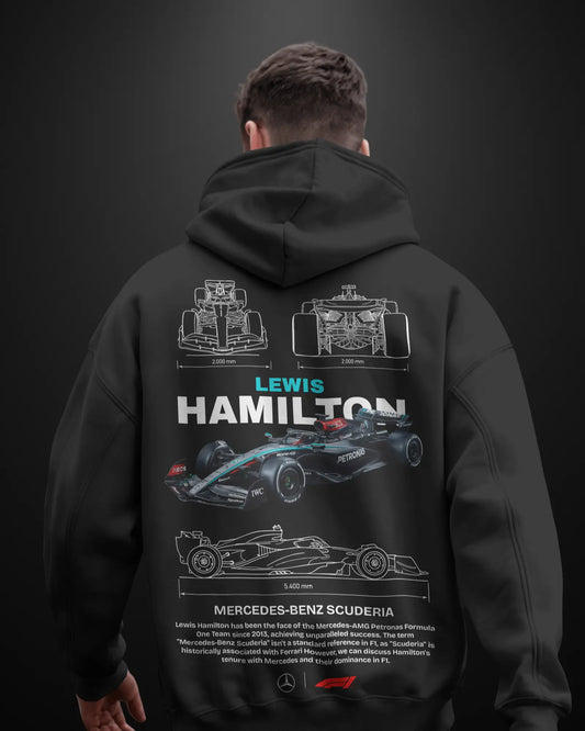 Formula 1 Mercedes Lewis Hamilton Hoodie - APXKrew