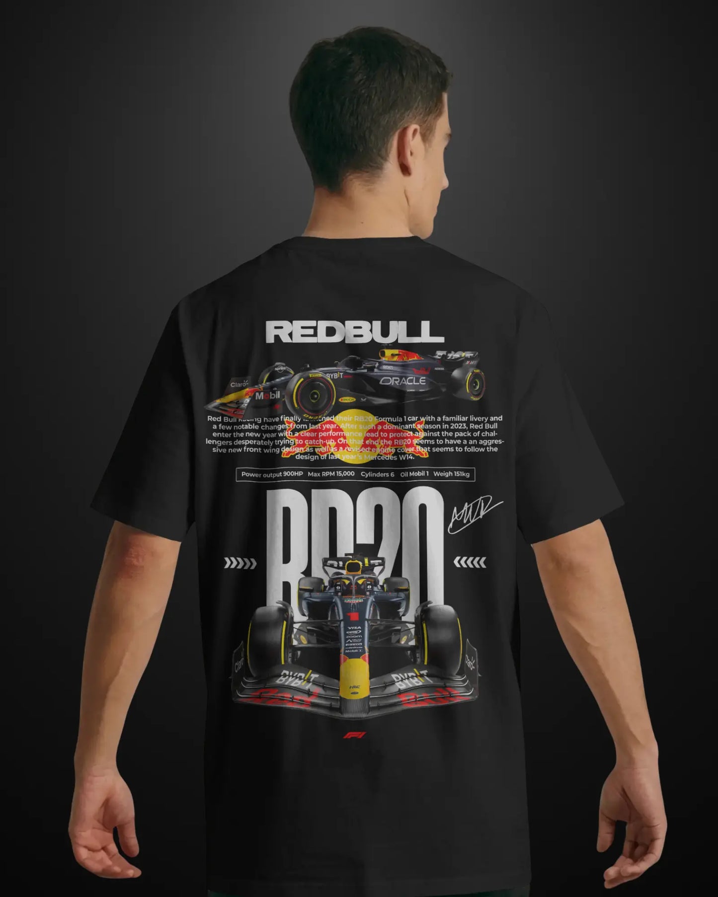 Formula 1 Red Bull Oversized T-Shirt APXKrew