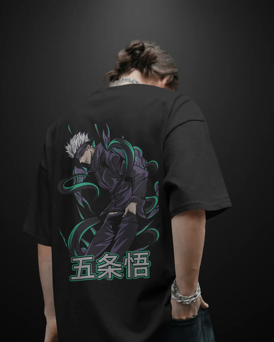 Jujutsu Kaisen Gojo Satoru Oversized T-Shirt Drop 2 - APXKrew