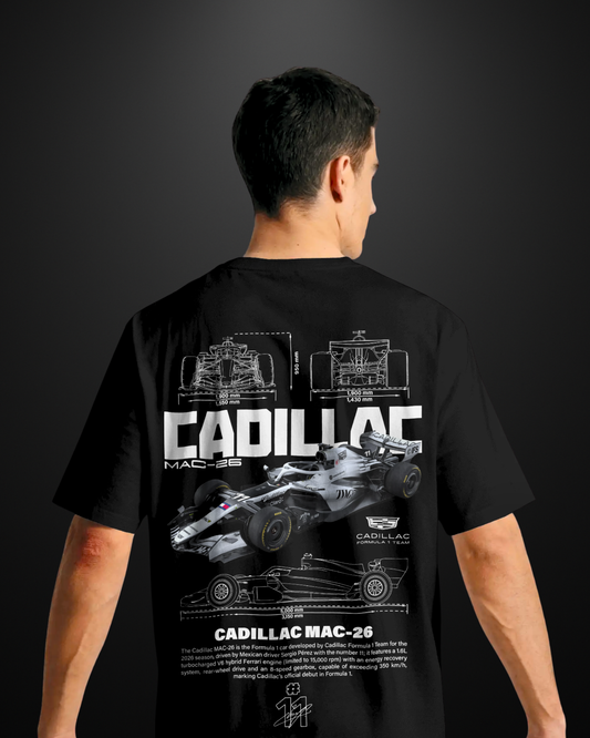 Formula 1 Cadillac MAC-26 Oversized T-Shirt Drop 1