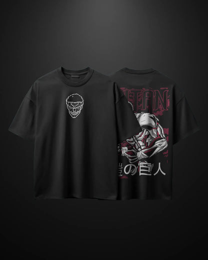 Attack on Titan Armored Titan Oversized T-Shirt - APXKrew