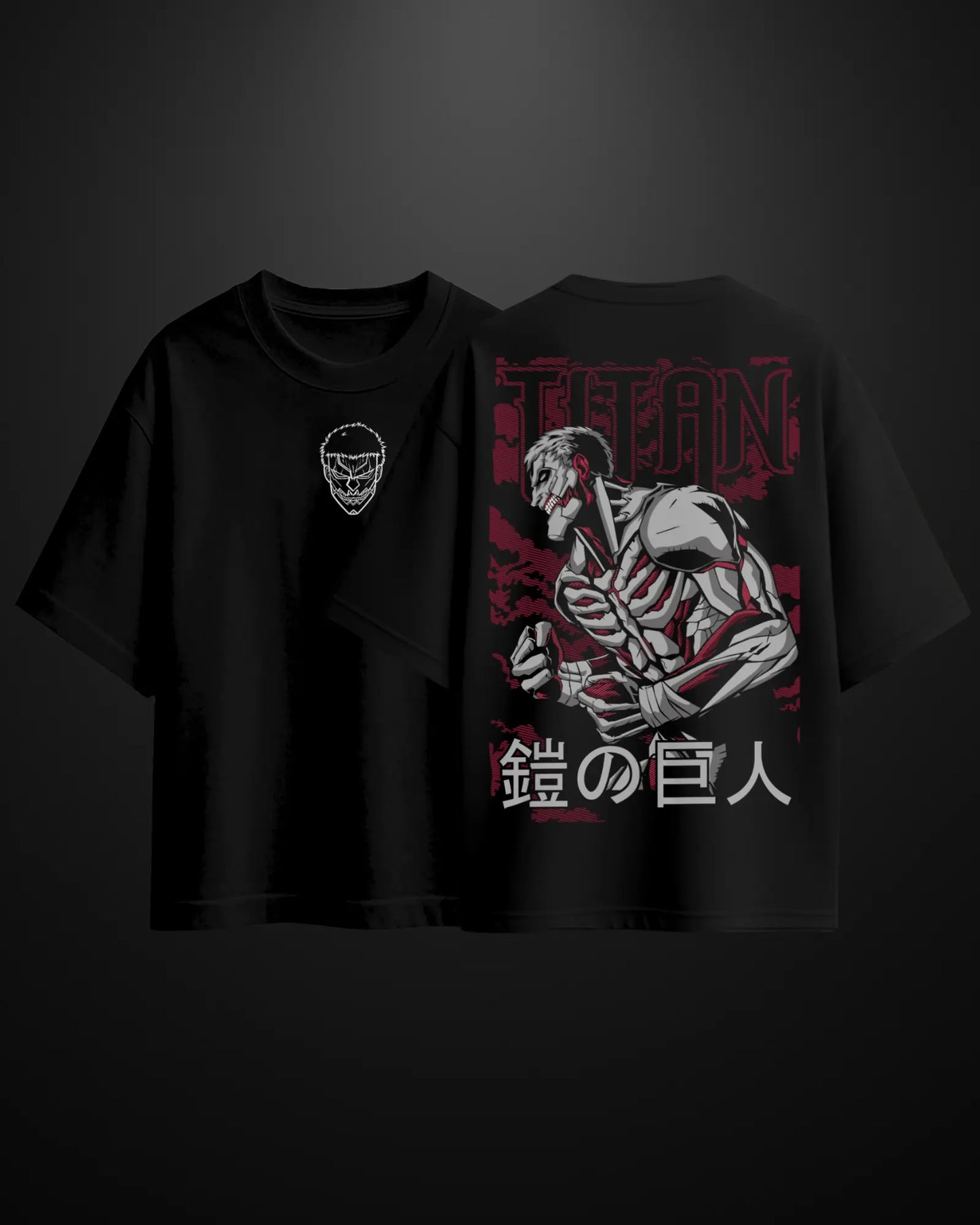 Attack on Titan Armored Titan Oversized T-Shirt - APXKrew