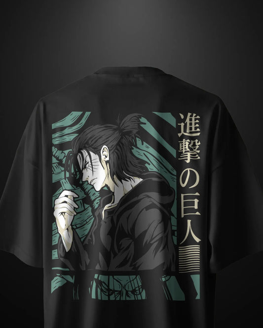 Attack on Titan Eren Yeager Oversized T-Shirt APXKrew