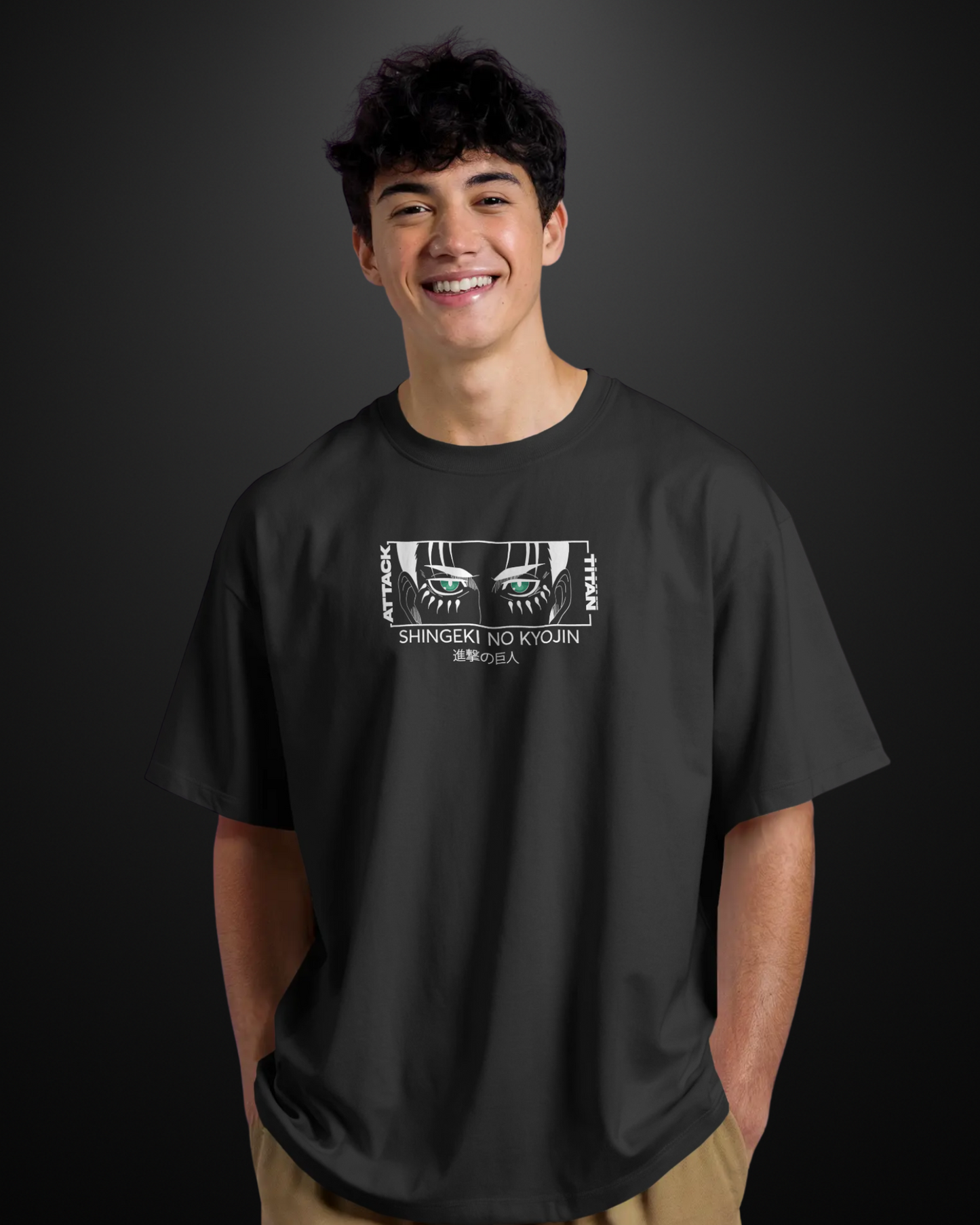 Attack on Titan Eren Yeager Oversized T-Shirt - APXKrew