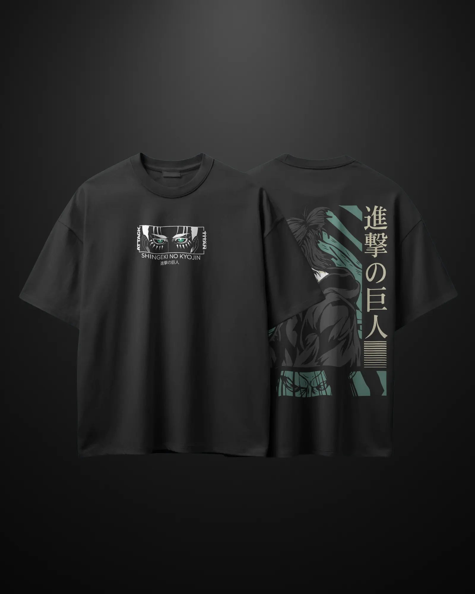 Attack on Titan Eren Yeager Oversized T-Shirt - APXKrew