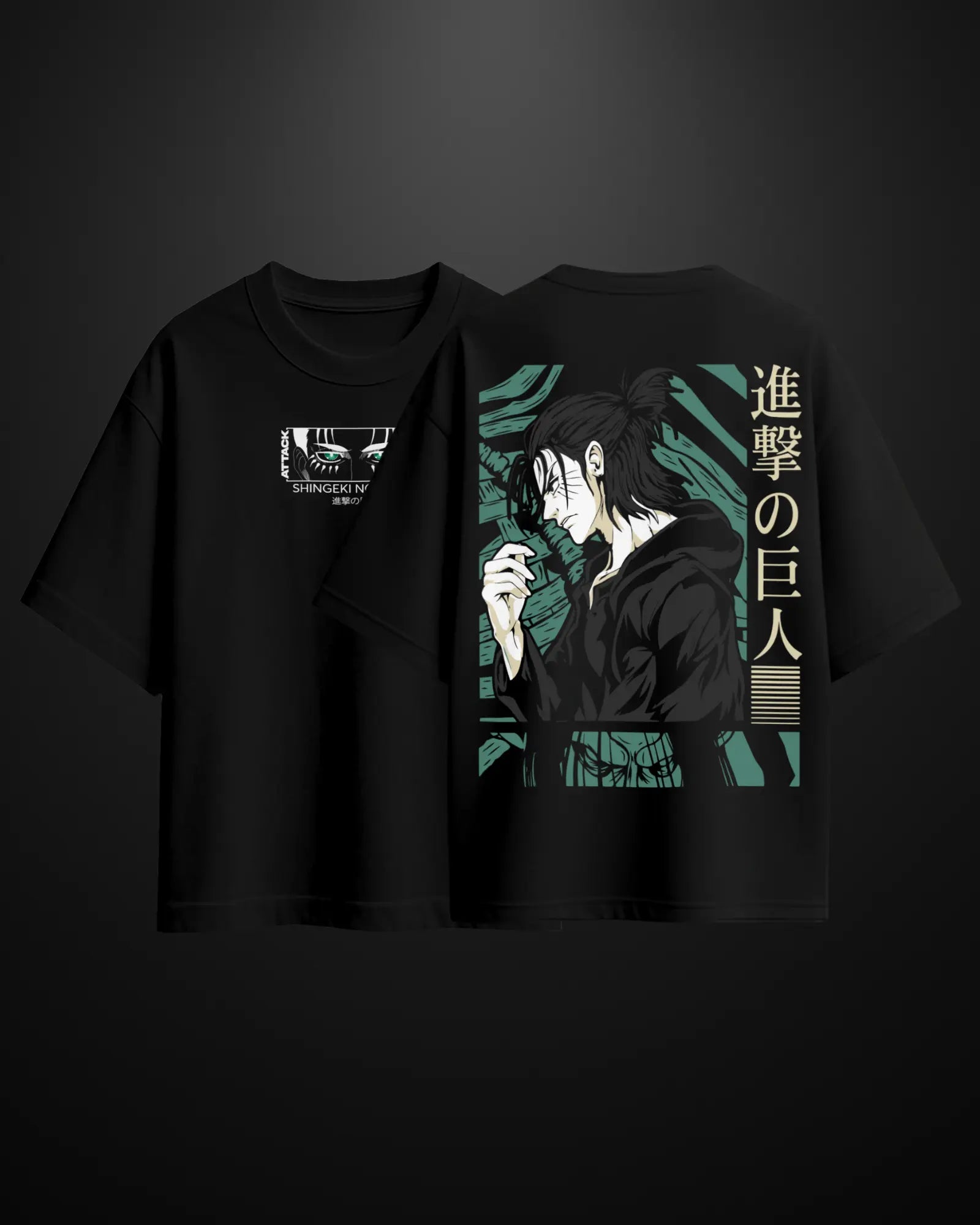 Attack on Titan Eren Yeager Oversized T-Shirt - APXKrew
