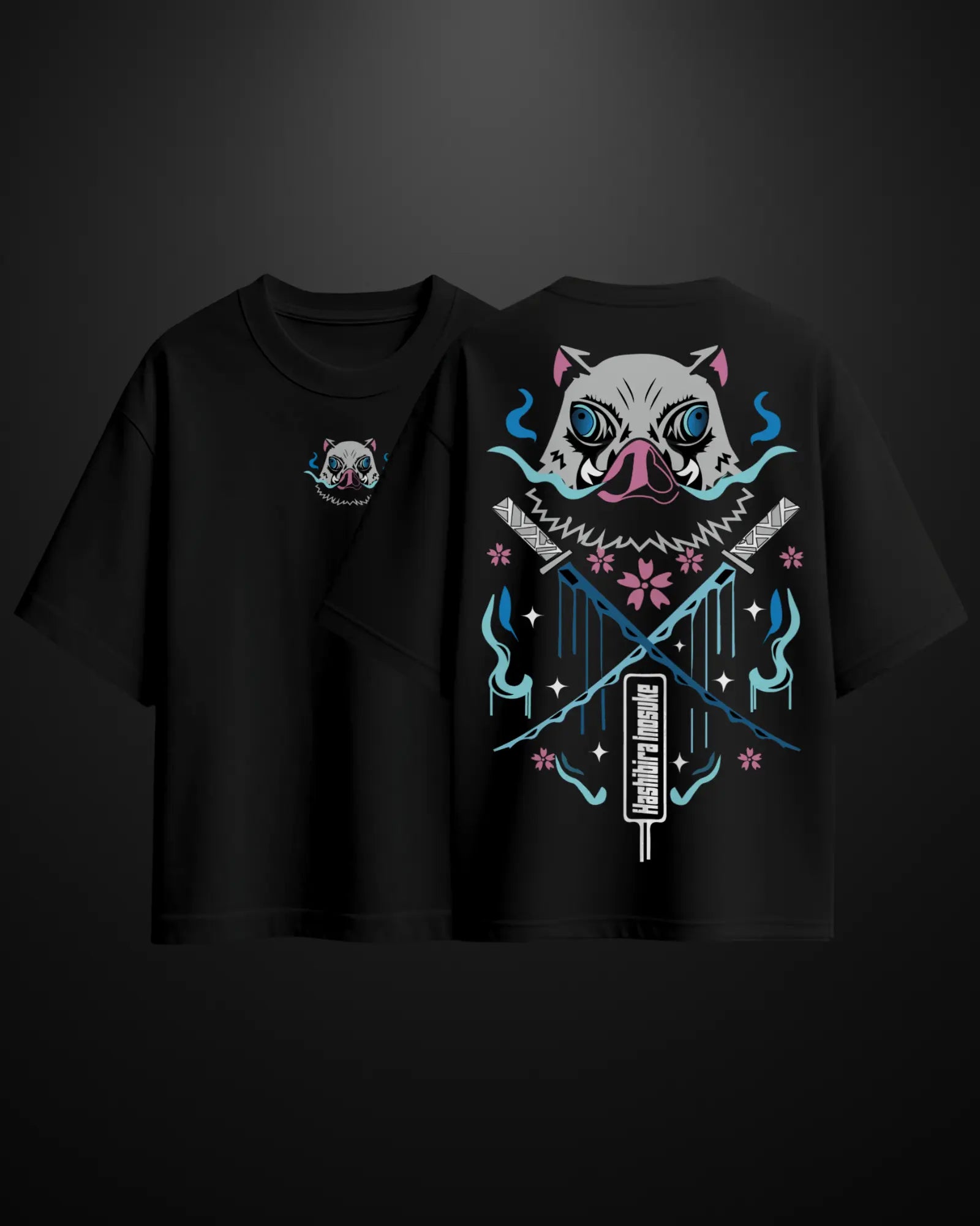 Demon Slayer Inosuke Oversized T-Shirt Drop 1 - APXKrew