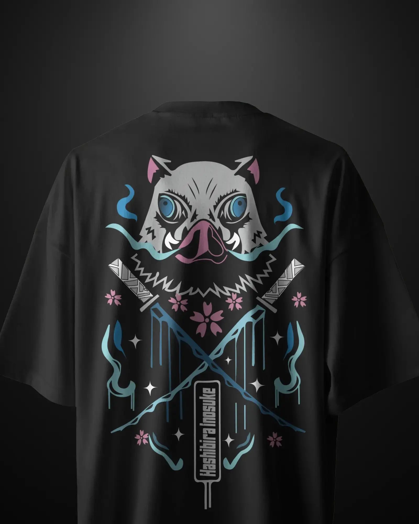Demon Slayer Inosuke Oversized T-Shirt Drop 1 APXKrew