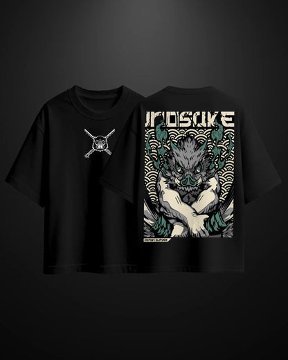 Demon Slayer Inosuke Oversized T-Shirt Drop 2 - APXKrew