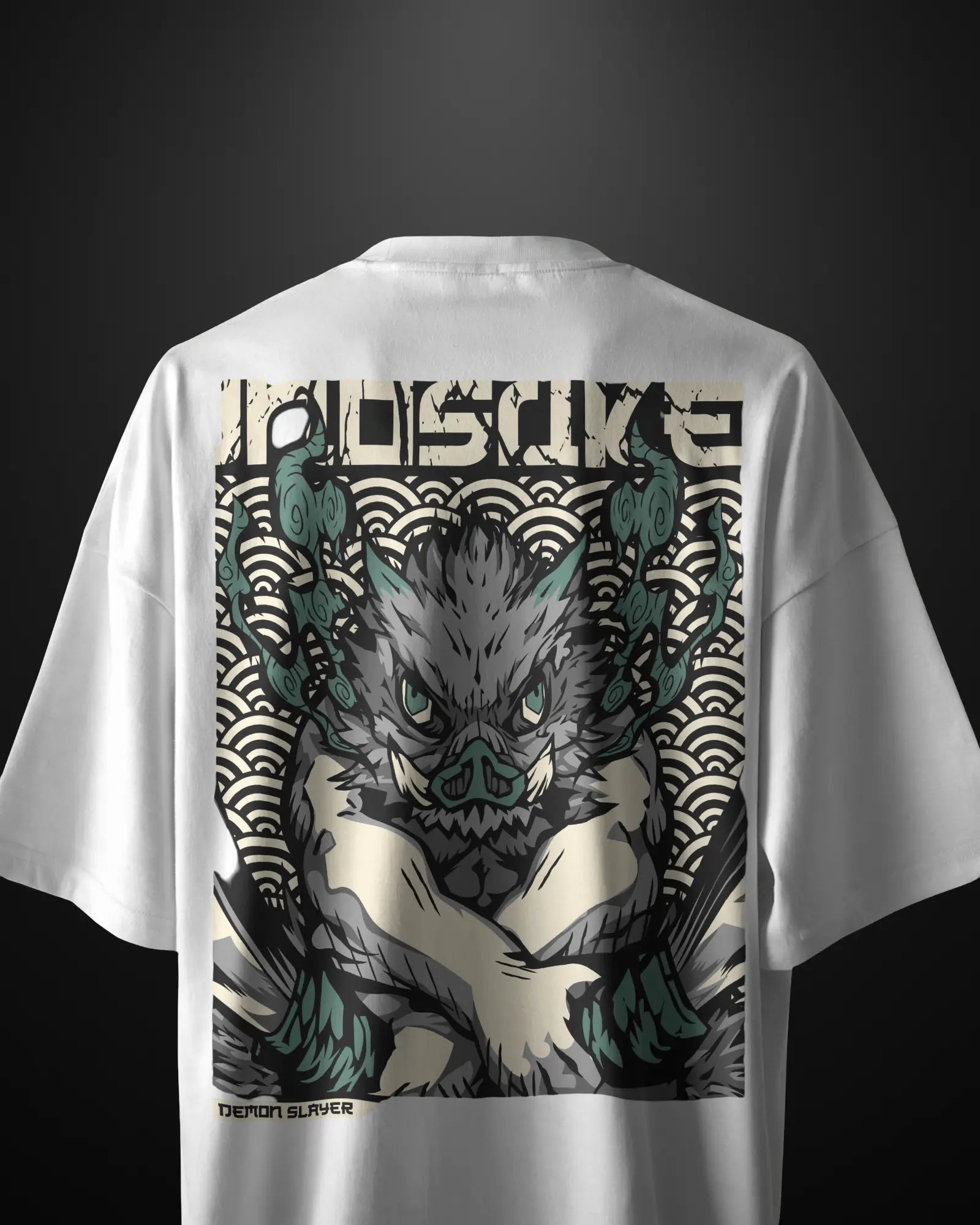 Demon Slayer Inosuke Oversized T-Shirt Drop 2 APXKrew