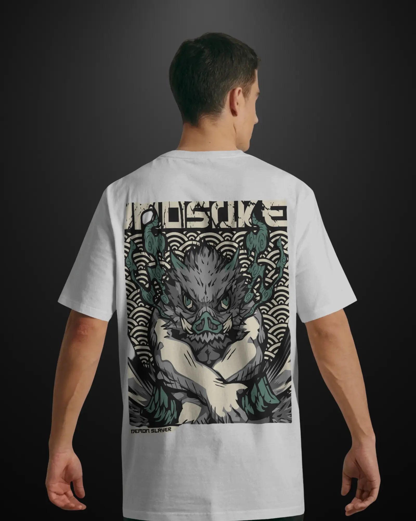Demon Slayer Inosuke Oversized T-Shirt Drop 2 APXKrew