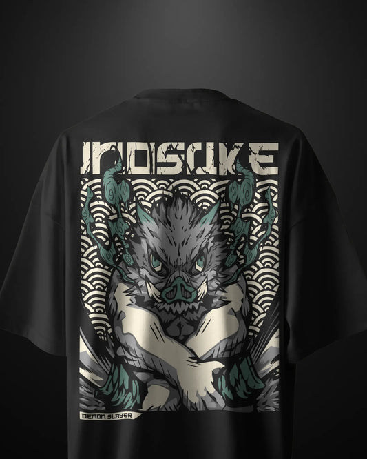 Demon Slayer Inosuke Oversized T-Shirt Drop 2 - APXKrew