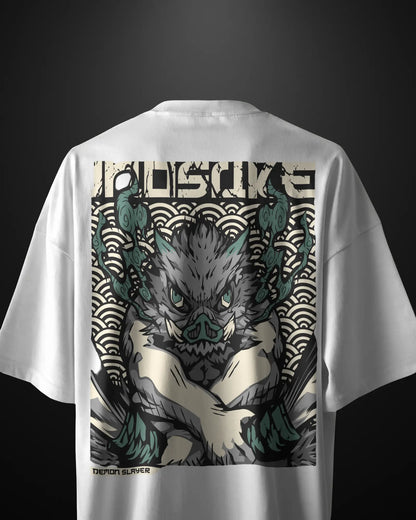 Demon Slayer Inosuke Oversized T-Shirt Drop 2 - APXKrew