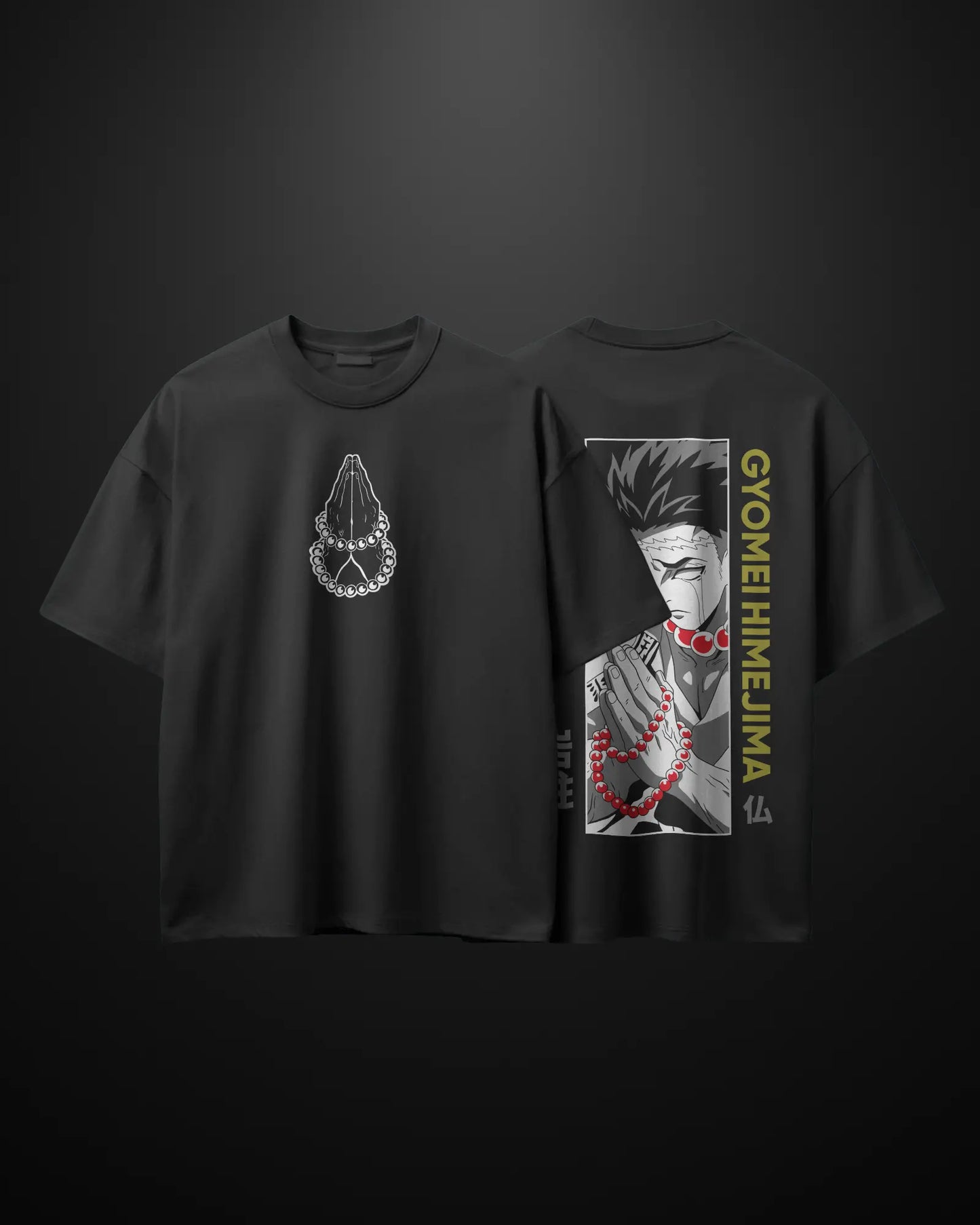 Demon Slayer Stone Hashira Oversized T-Shirt Drop 1 - APXKrew