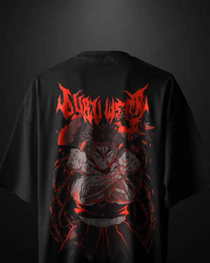Demon Slayer Stone Hashira Oversized T-Shirt Drop 2 - APXKrew