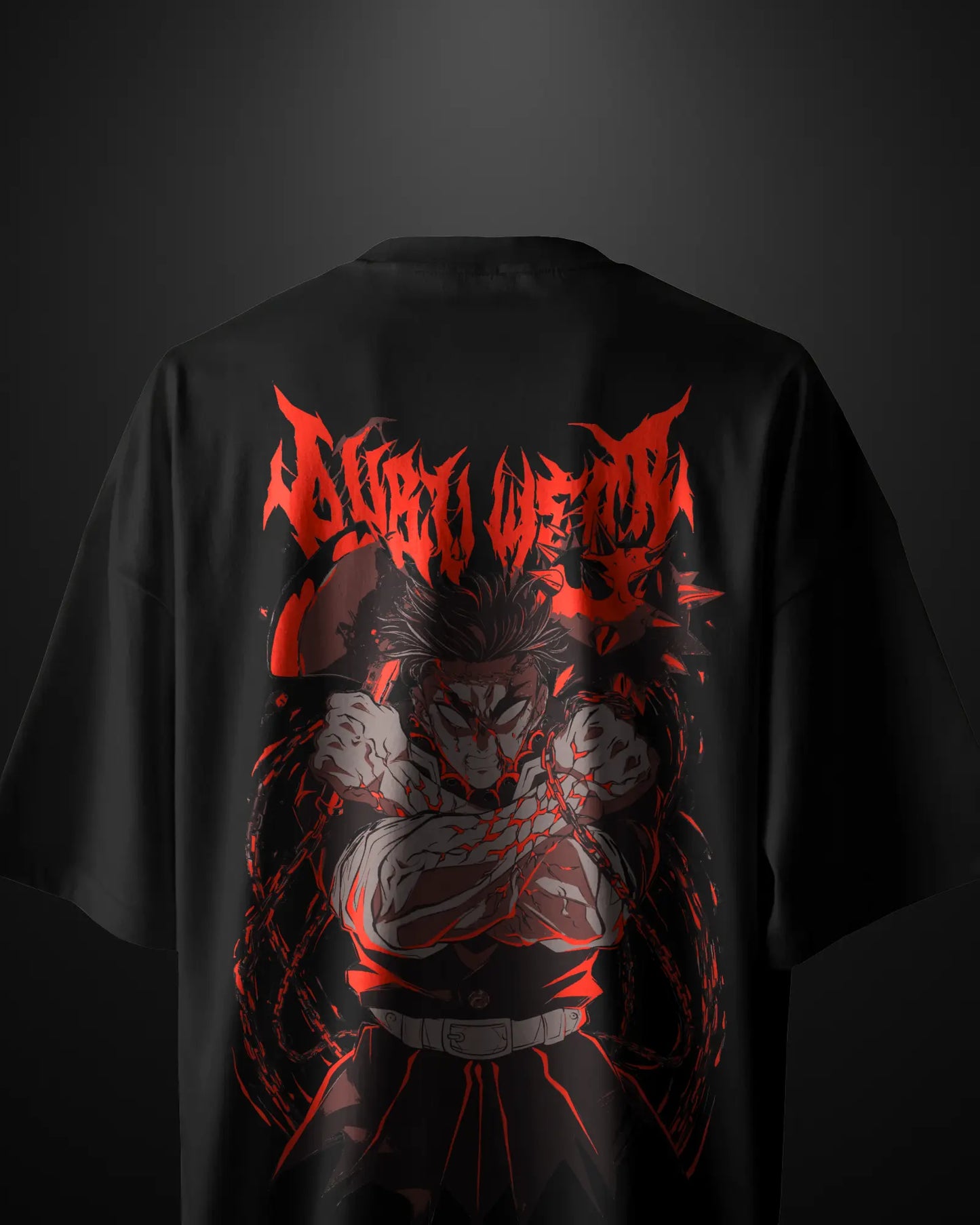 Demon Slayer Stone Hashira Oversized T-Shirt Drop 2 - APXKrew