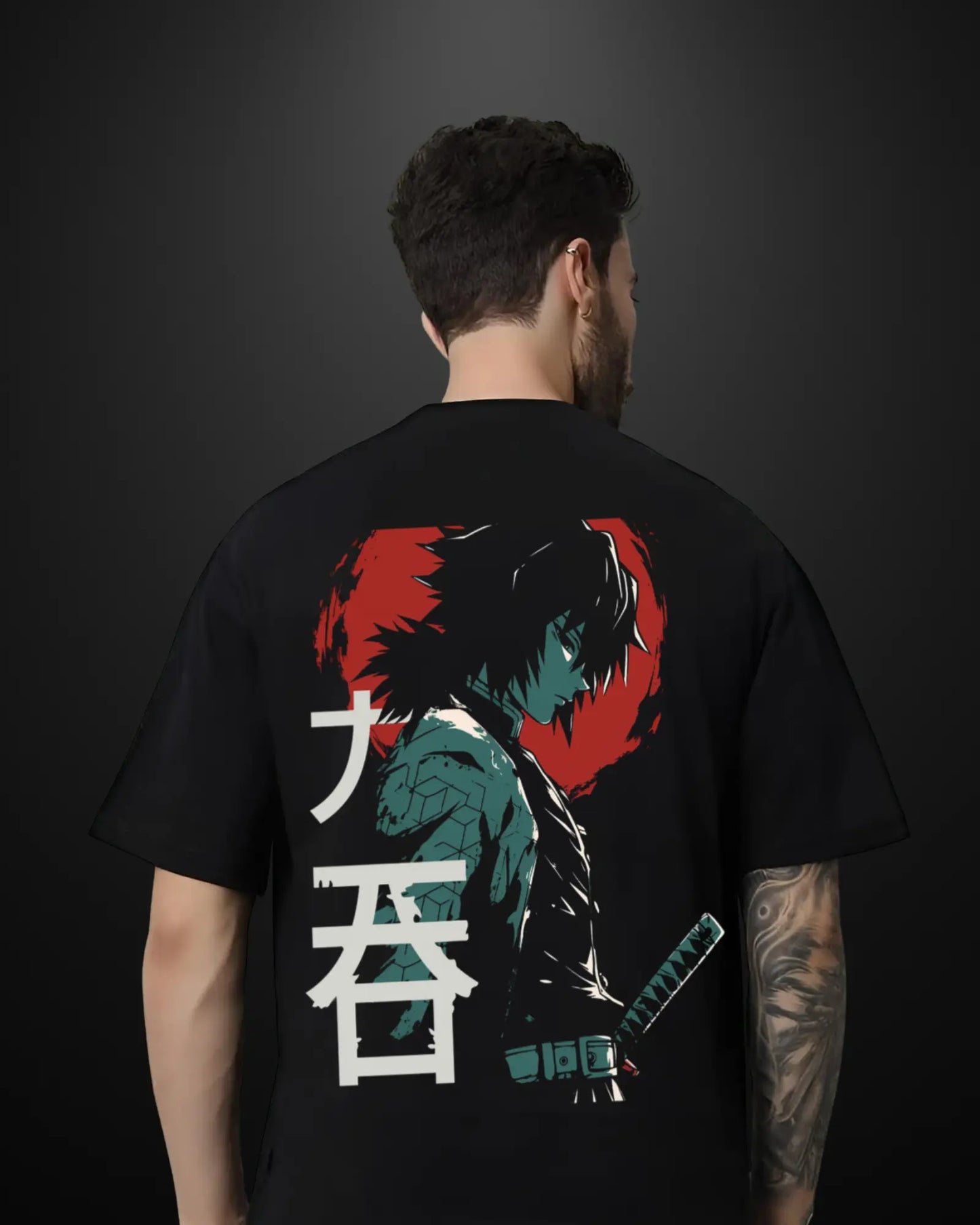 Demon Slayer Water Hashira Oversized T-Shirt Drop 2 - APXKrew