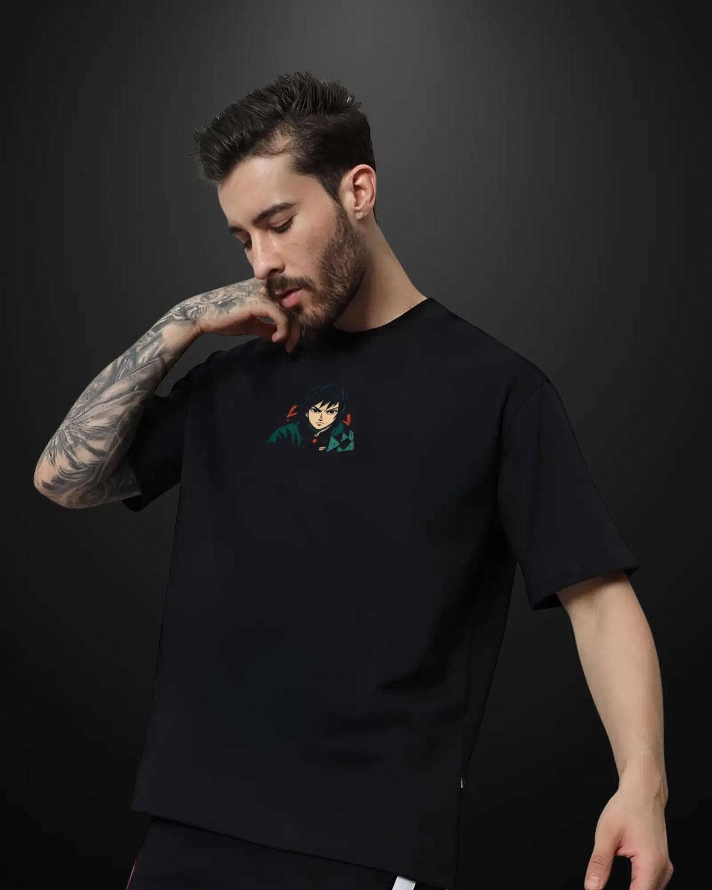 Demon Slayer Water Hashira Oversized T-Shirt Drop 2 - APXKrew