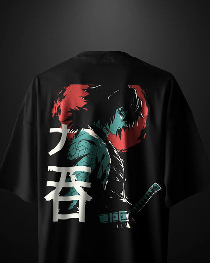 Demon Slayer Water Hashira Oversized T-Shirt Drop 2 - APXKrew