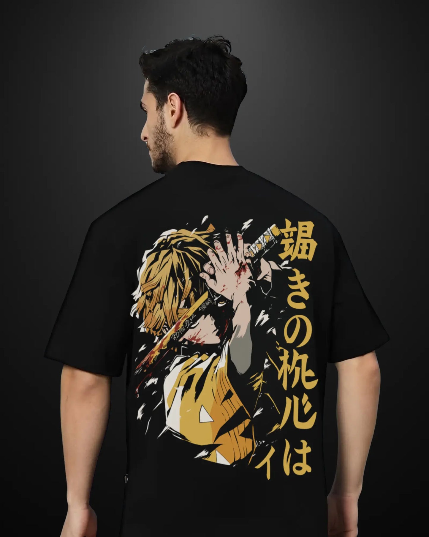 Demon Slayer Zenitsu Oversized T-Shirt Drop 1 - APXKrew
