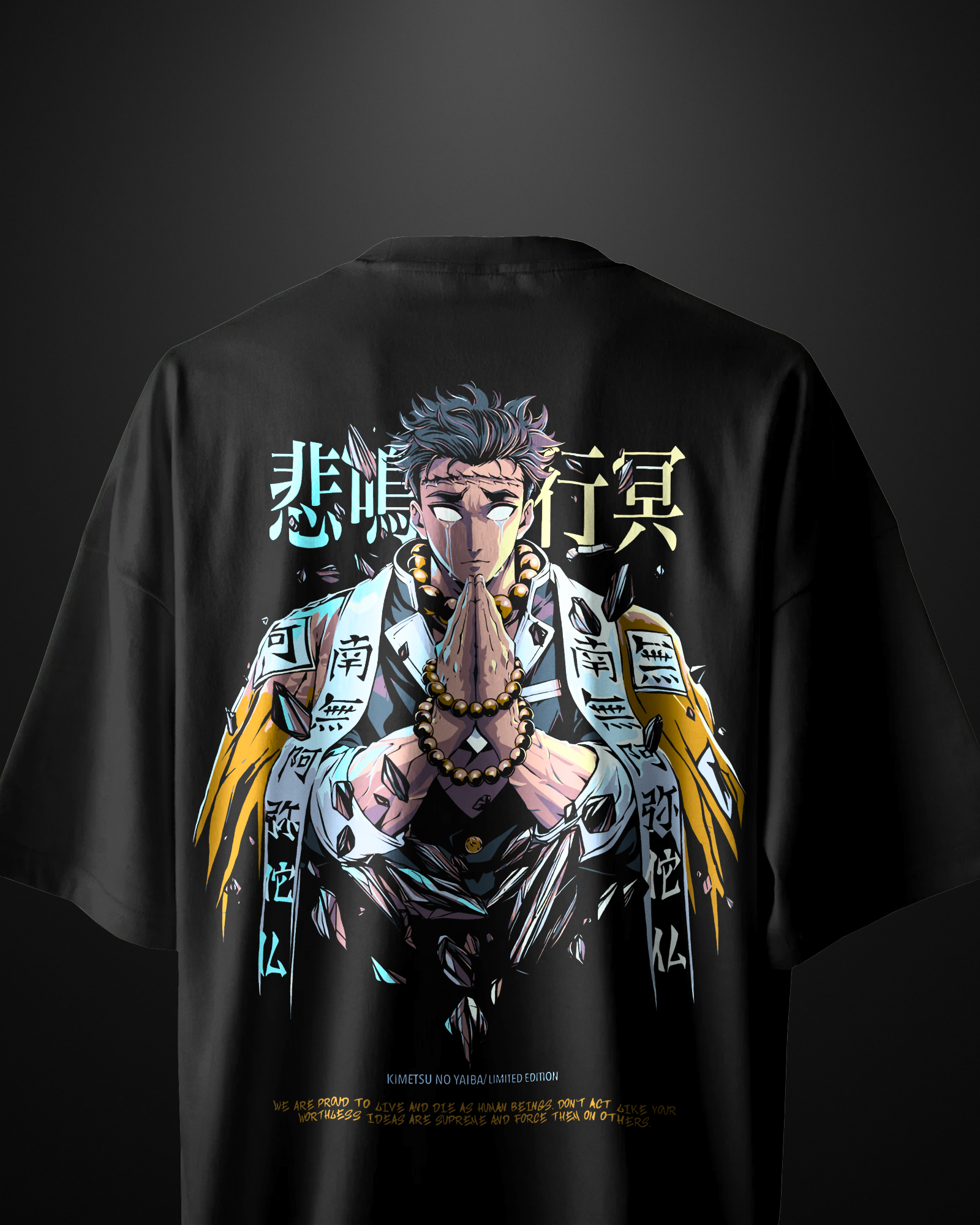 Demon Slayer Stone Hashira Oversized T-Shirt Drop 3 - APXKrew