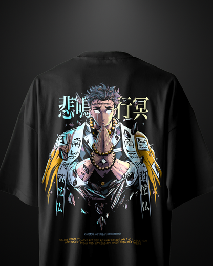 Demon Slayer Stone Hashira Oversized T-Shirt Drop 3 - APXKrew