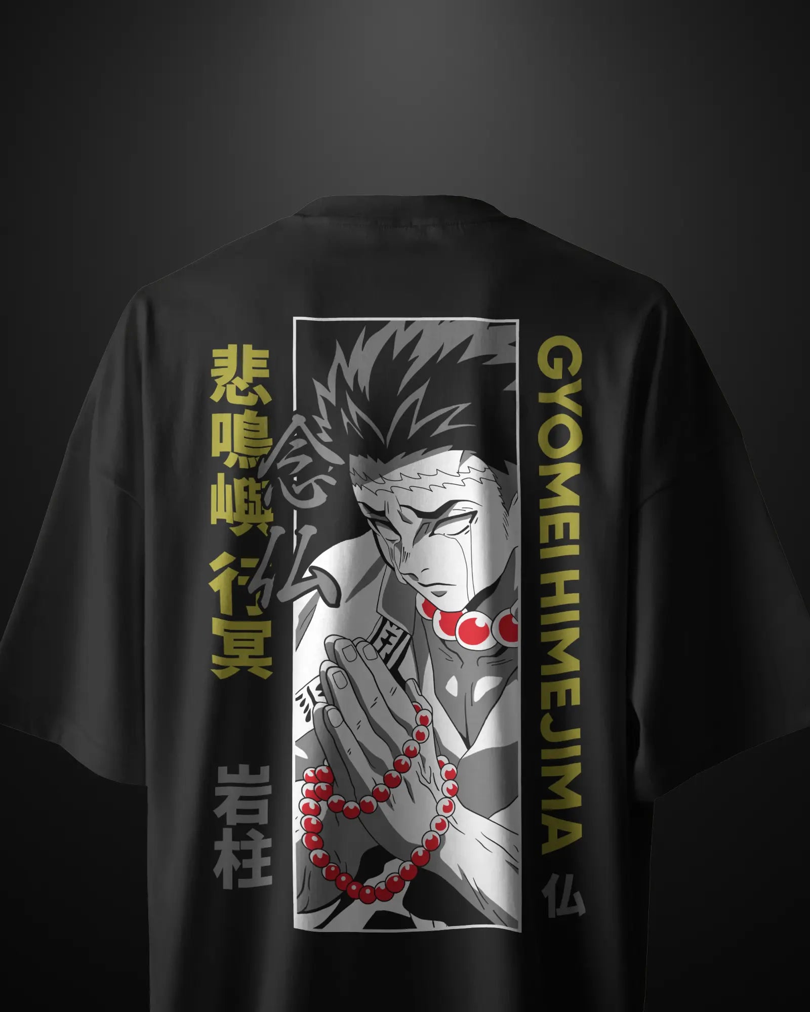 Demon Slayer Stone Hashira Oversized T-Shirt Drop 1 - APXKrew