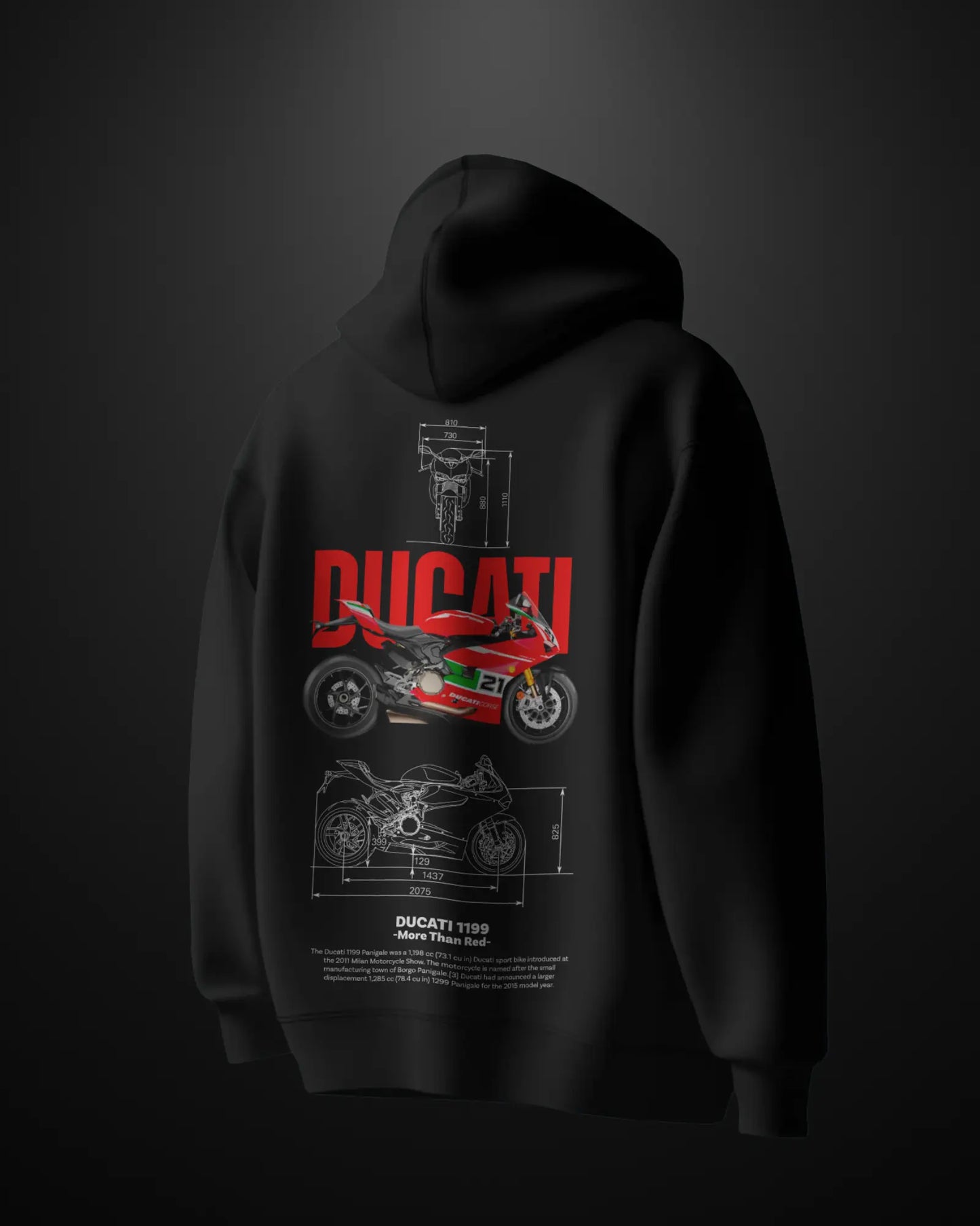 Ducati Panigale 1199 Hoodie - APXKrew
