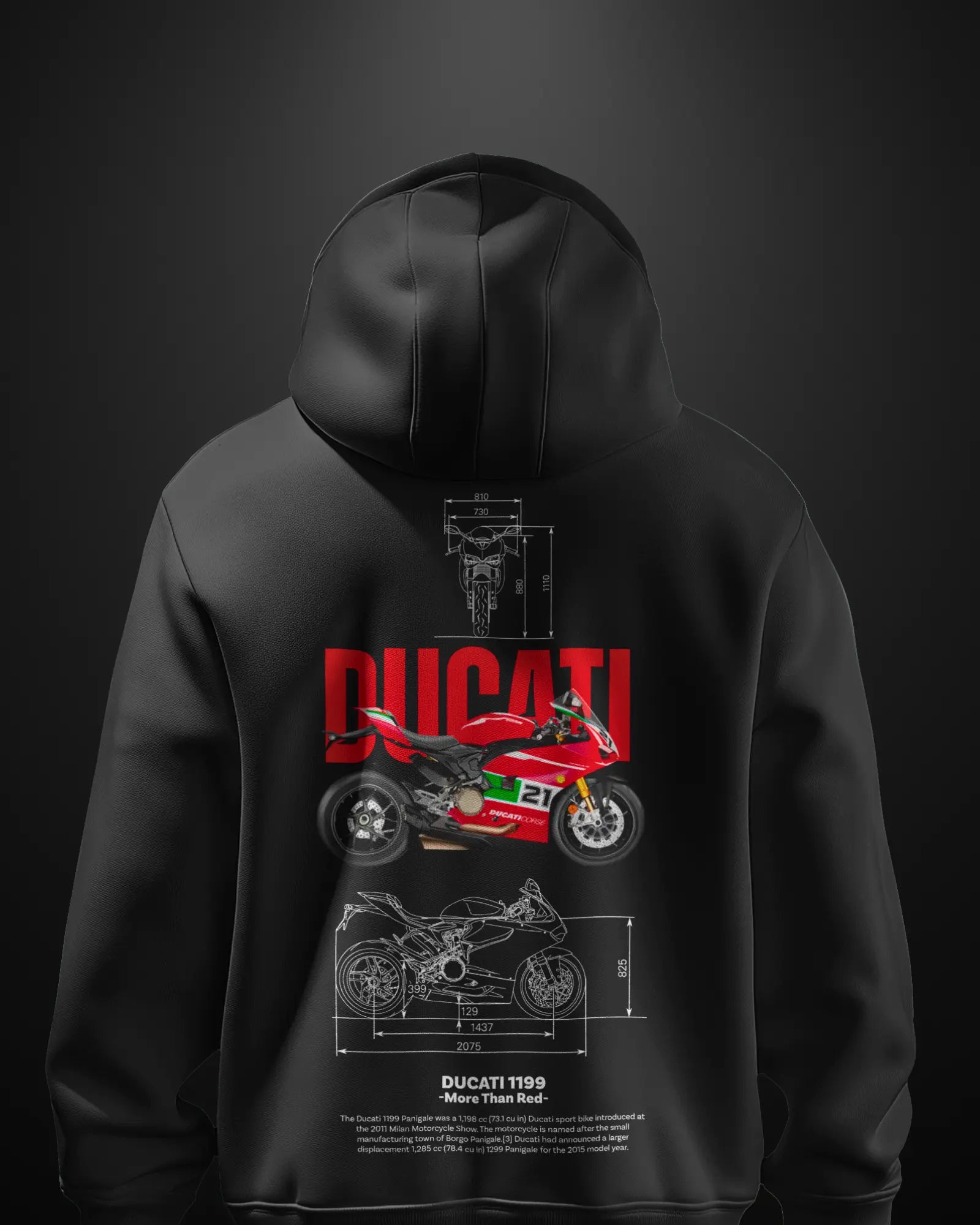 Ducati Panigale 1199 Hoodie - APXKrew