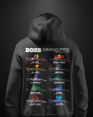 Formula 1 2025 Grand Prix Grid Hoodie - APXKrew