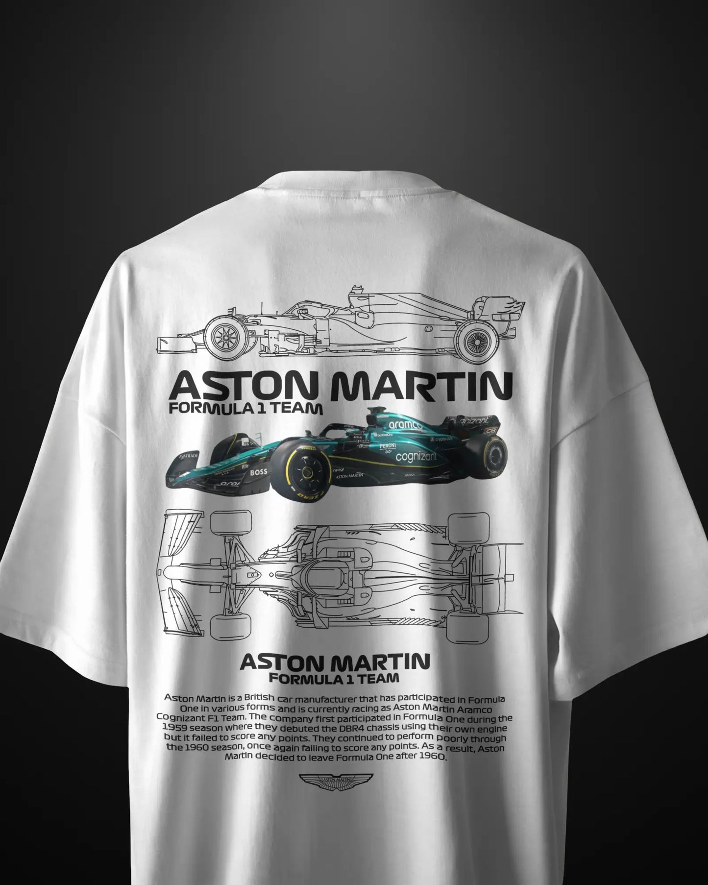 Formula 1 Aston Martin Oversized T-Shirt - APXKrew