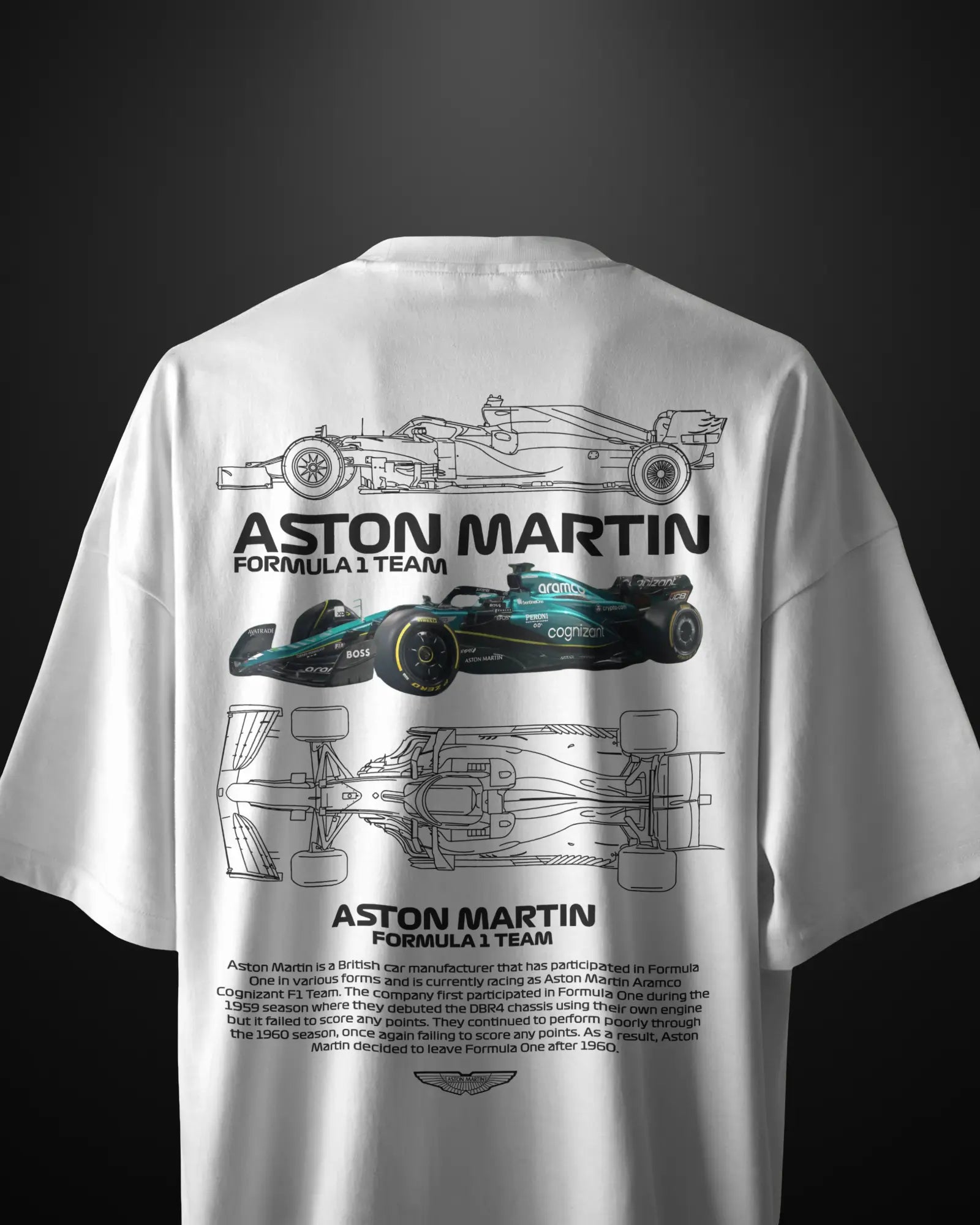 Formula 1 Aston Martin Oversized T-Shirt - APXKrew