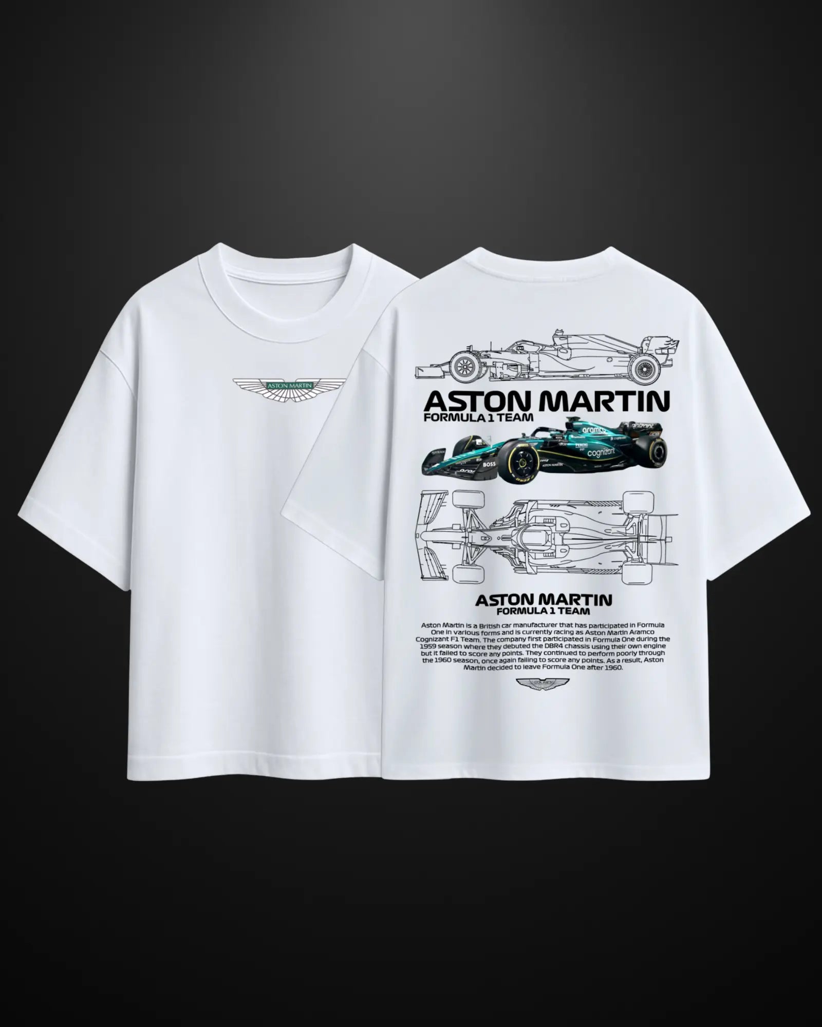 Formula 1 Aston Martin Oversized T-Shirt - APXKrew
