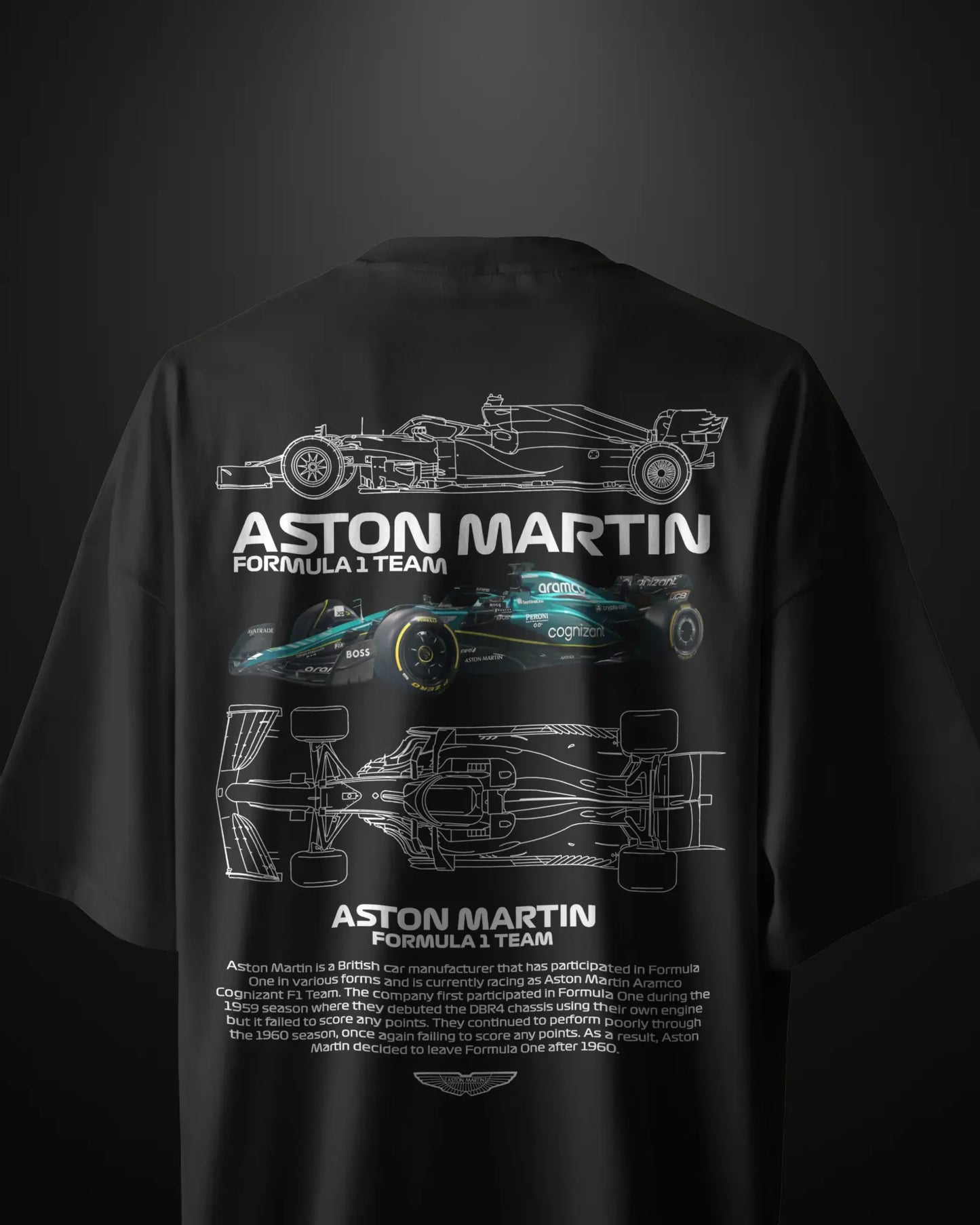 Formula 1 Aston Martin Oversized T-Shirt - APXKrew
