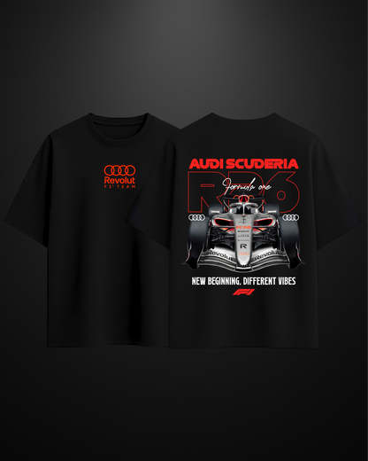 Formula 1 Audi R-26 Oversized T-Shirt Drop 1 - APXKrew