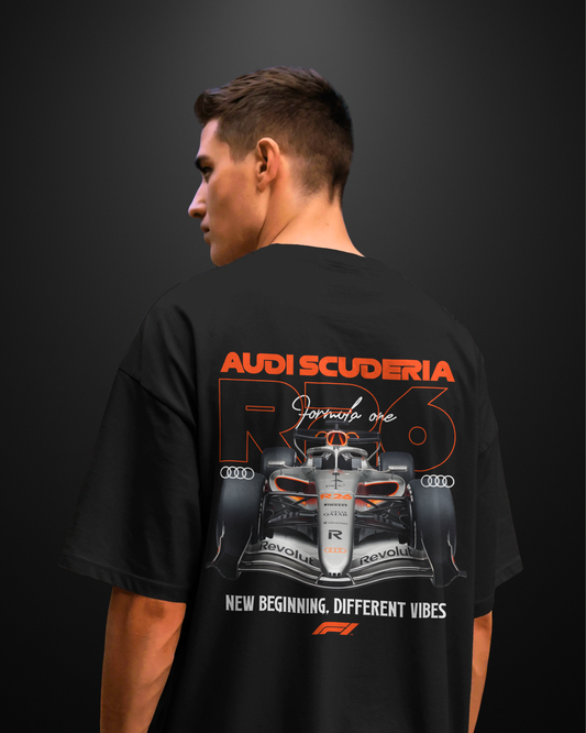 Formula 1 Audi R-26 Oversized T-Shirt Drop 1 - APXKrew