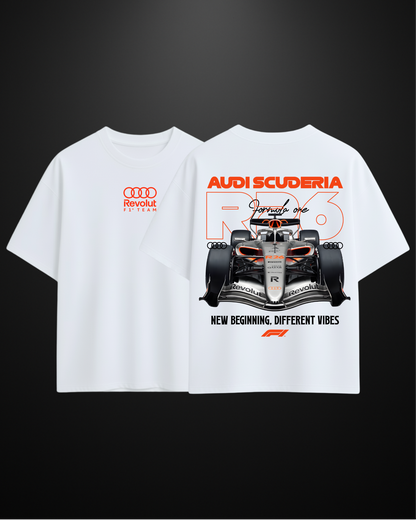 Formula 1 Audi R-26 Oversized T-Shirt Drop 1 - APXKrew