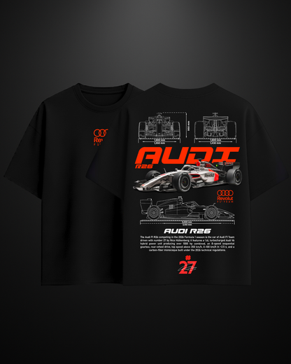 Formula 1 Audi R-26 Oversized T-Shirt Drop 2 - APXKrew