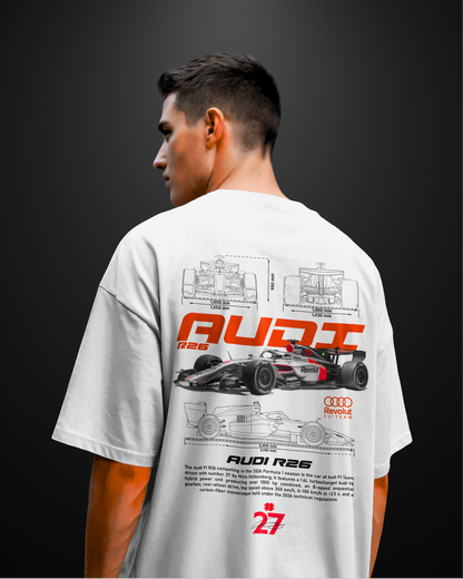 Formula 1 Audi R-26 Oversized T-Shirt Drop 2 - APXKrew