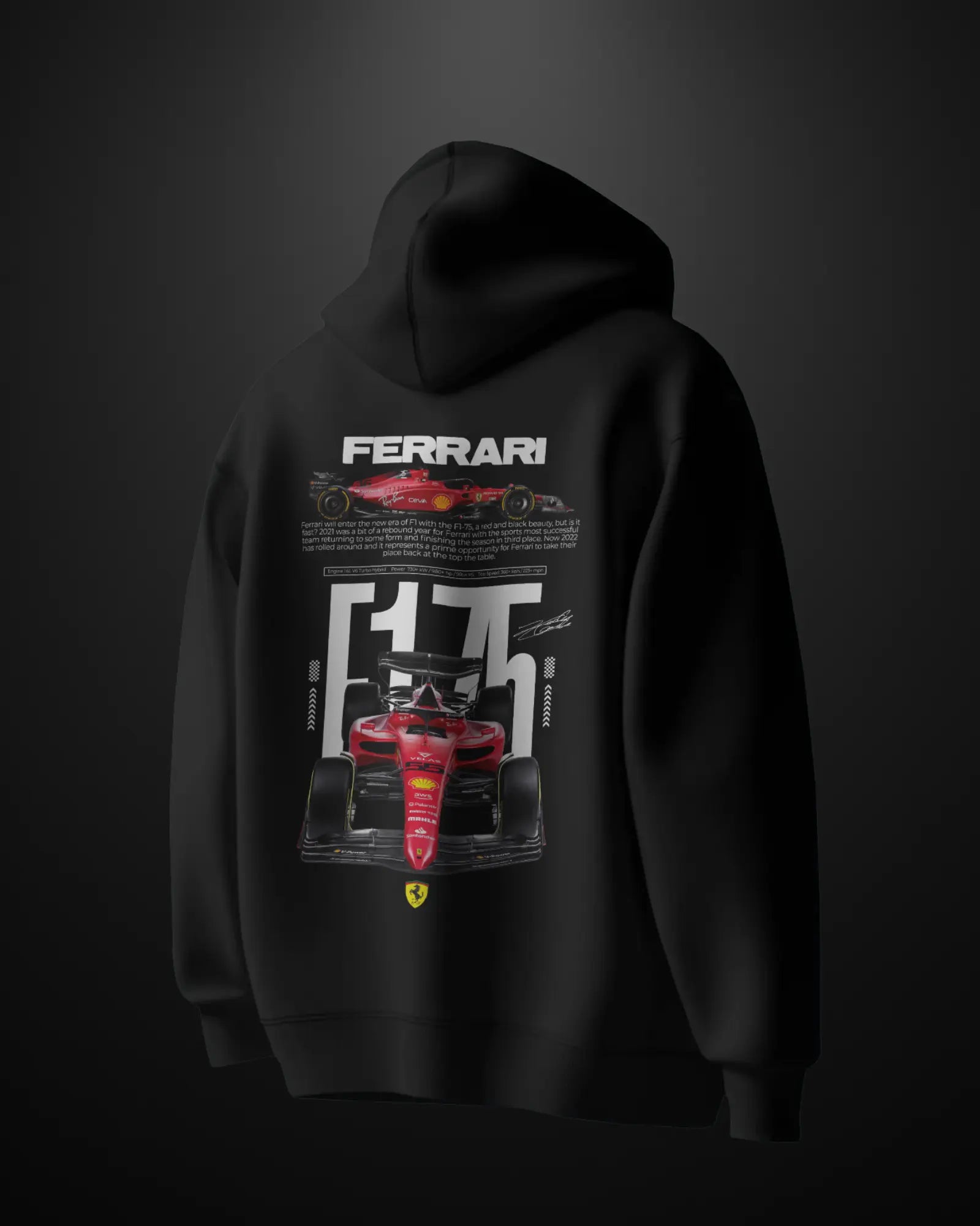 Formula 1 Ferrari F175 Hoodie APXKrew