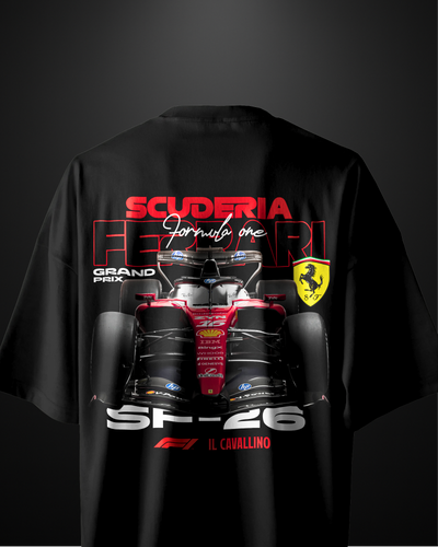 Formula 1 Ferrari SF-26 Oversized T-Shirt Drop 1