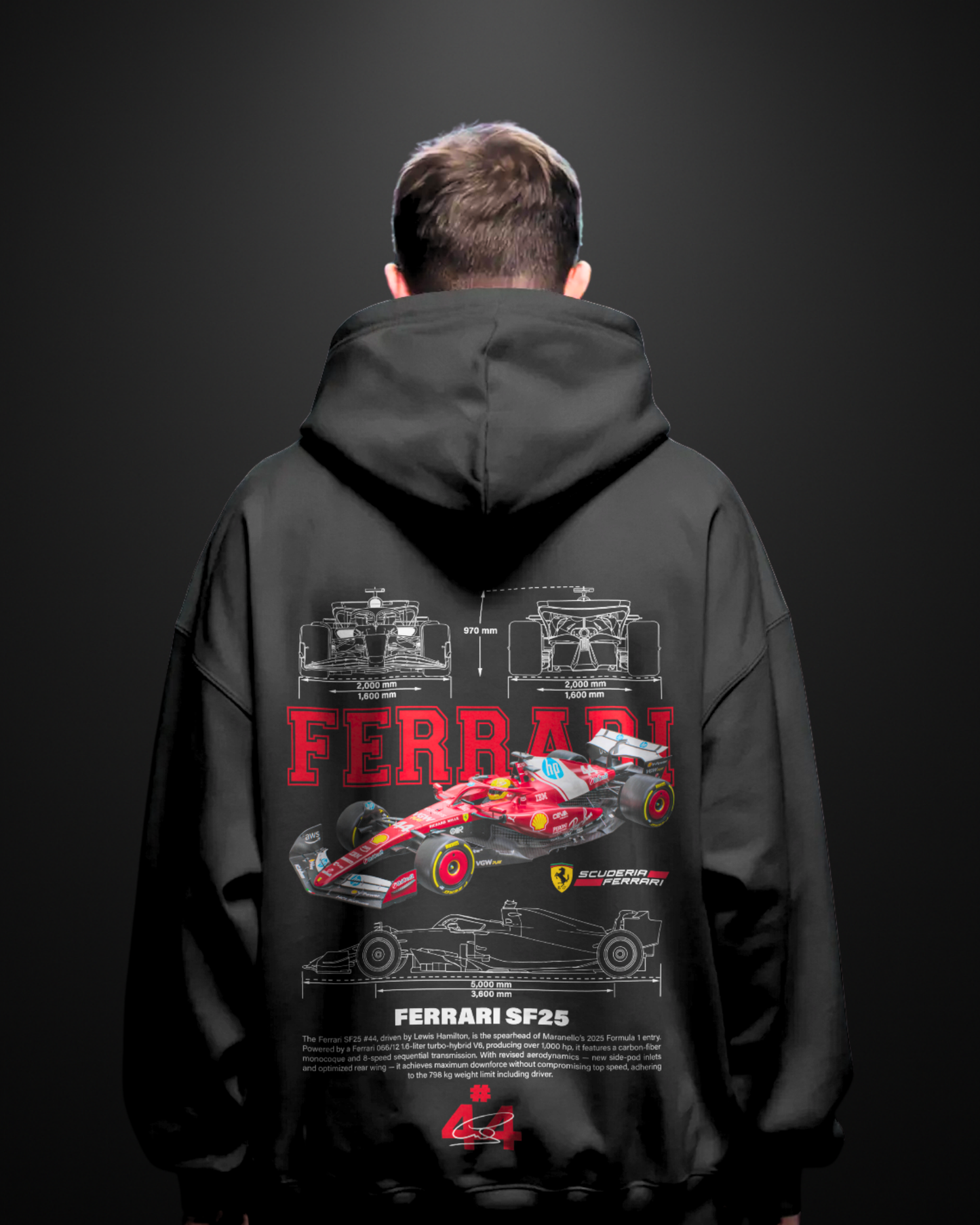 Formula 1 Ferrari SF25 Hoodie - APXKrew