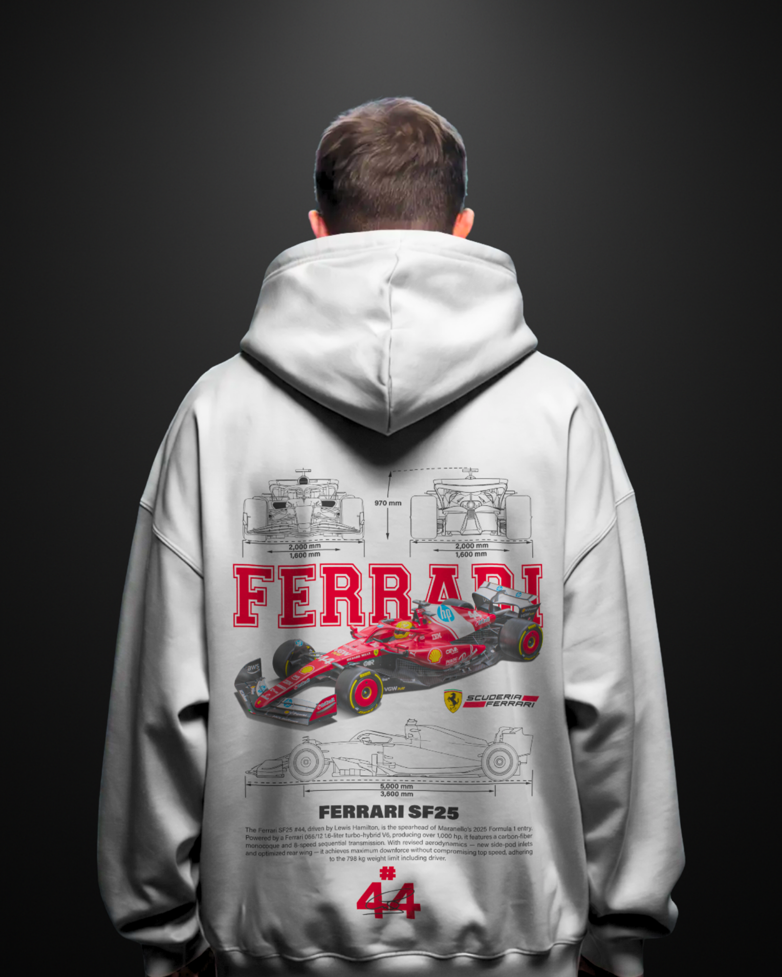 Formula 1 Ferrari SF25 Hoodie - APXKrew