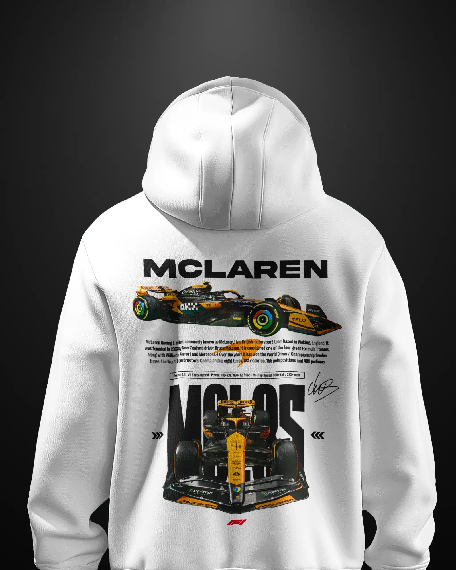 Formula 1 Mclaren MCL35 Hoodie - APXKrew