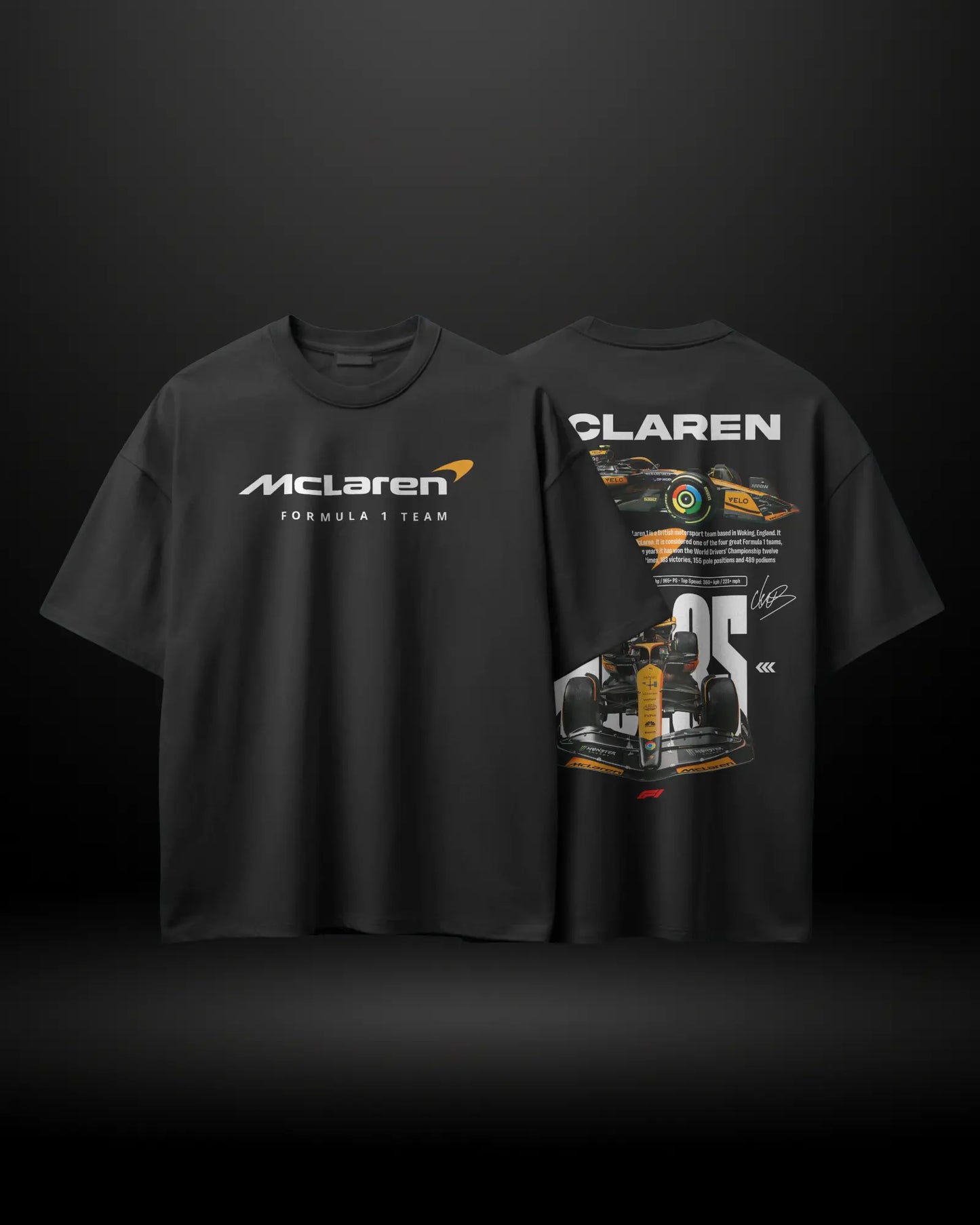 Formula 1 Mclaren MCL35 Oversized T-Shirt - APXKrew